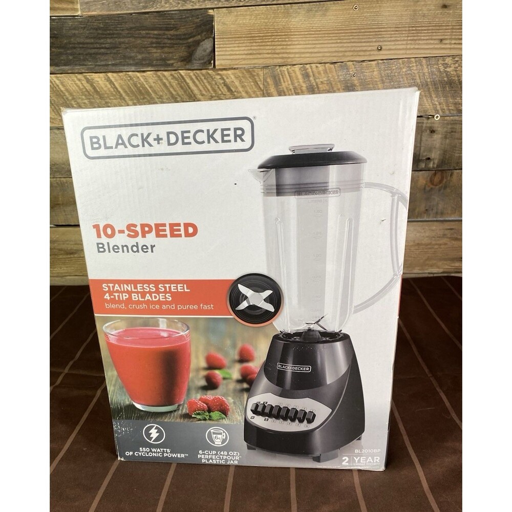 BLACK+DECKER Crush Master 10-Speed Blender Base Lid & Blade Only No Pitcher